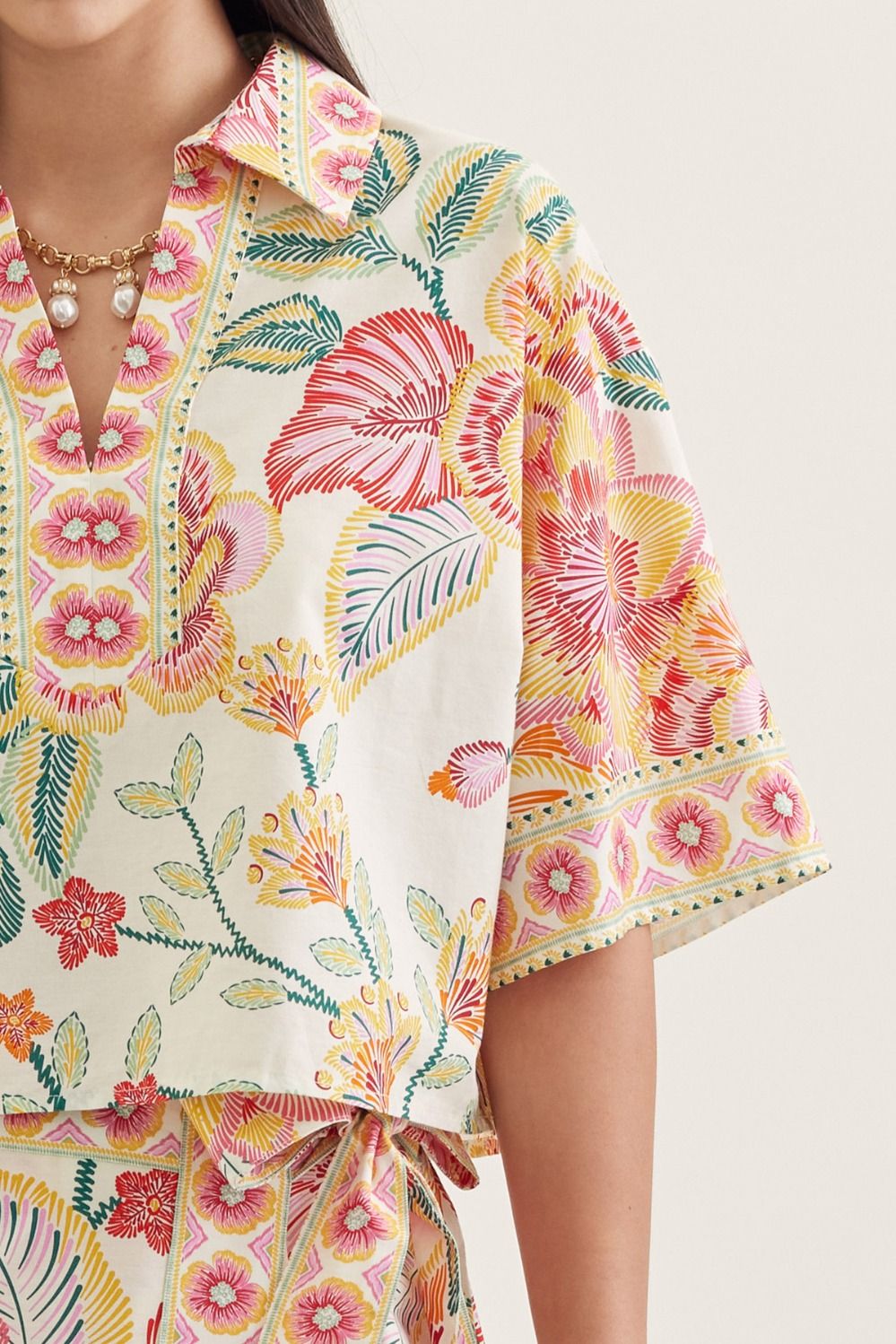 The Brynlee Botanical Blouse