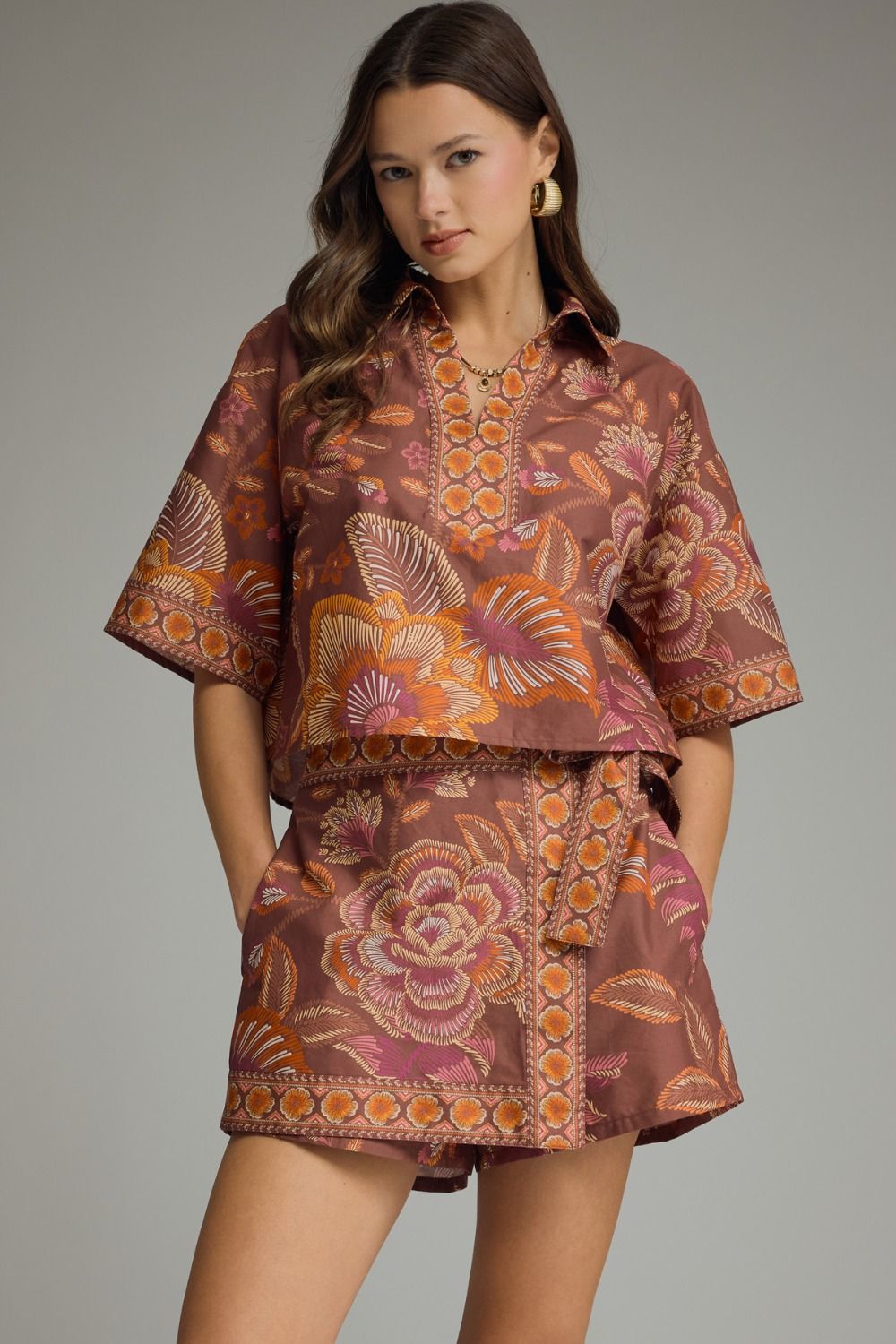 The Brynlee Botanical Blouse