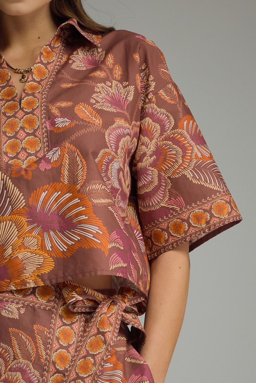 The Brynlee Botanical Blouse