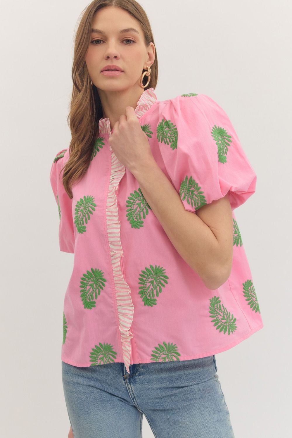 The Bennie Botanical Blouse