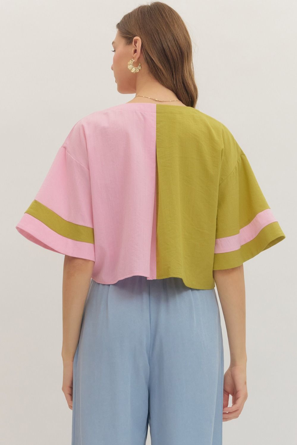 The Collin Colorblock Top