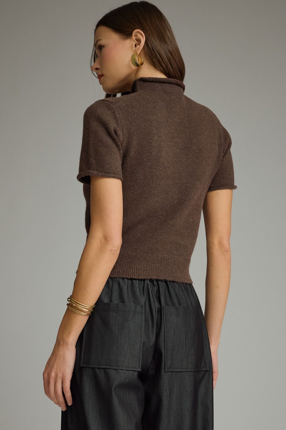 The Milee Mock Neck Sweater