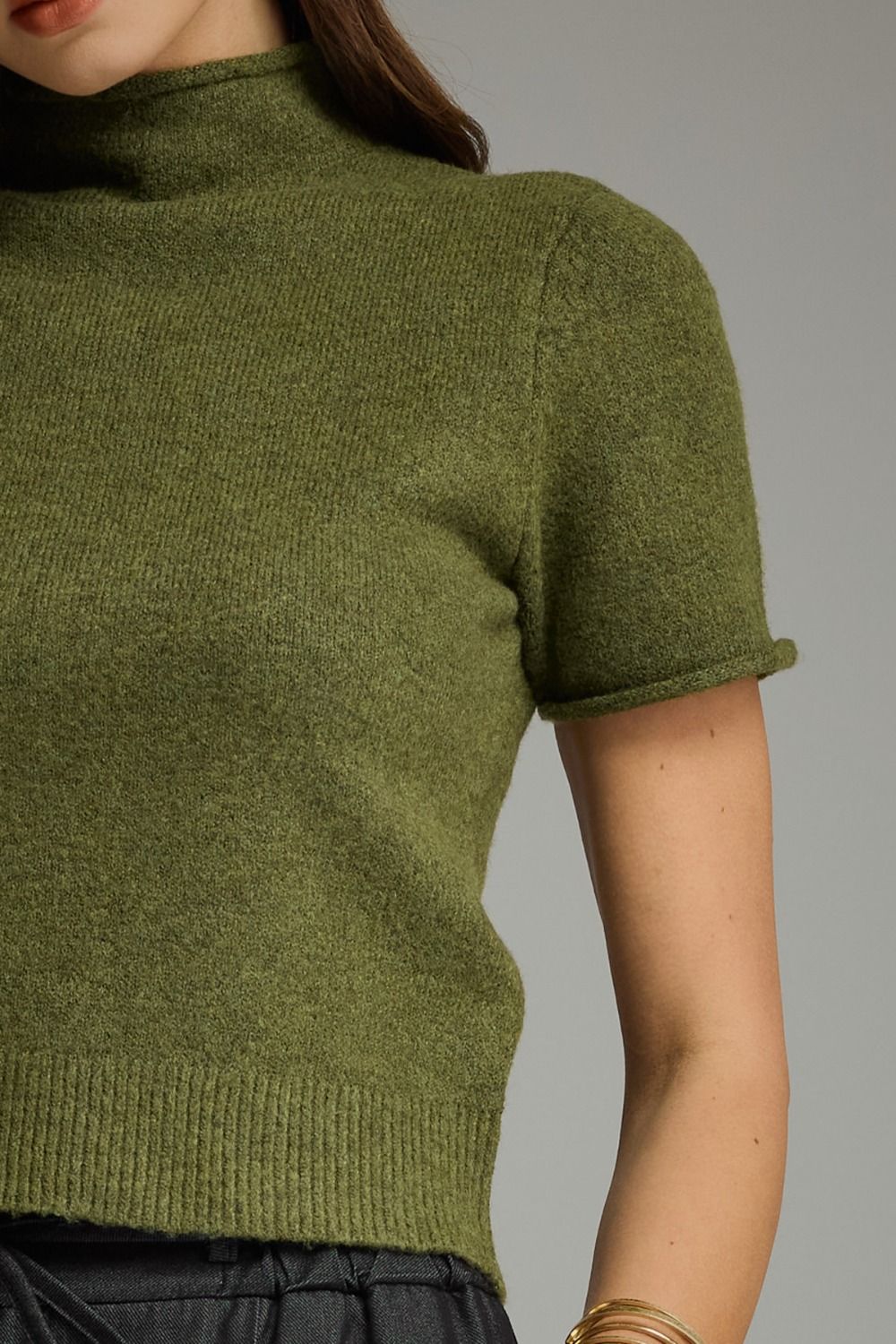 The Milee Mock Neck Sweater