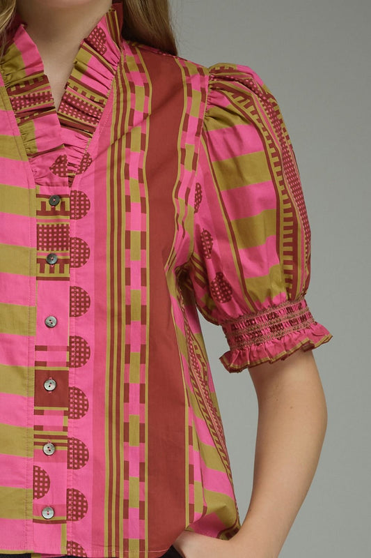 The Pawlee Print Top