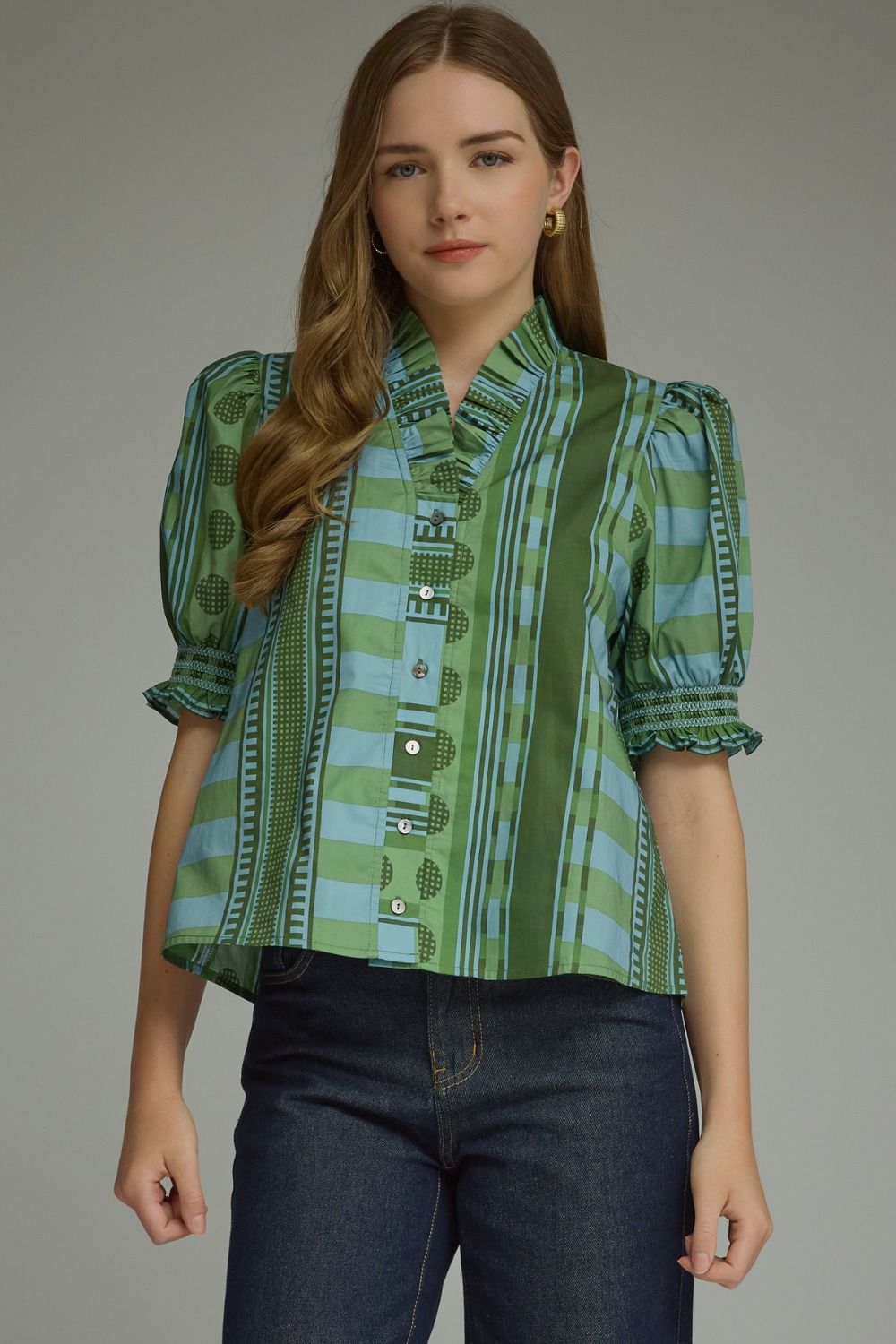 The Pawlee Print Top