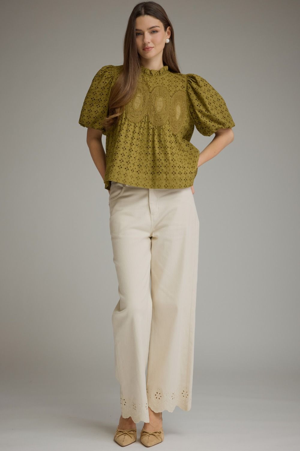 The Ember Eyelet Top