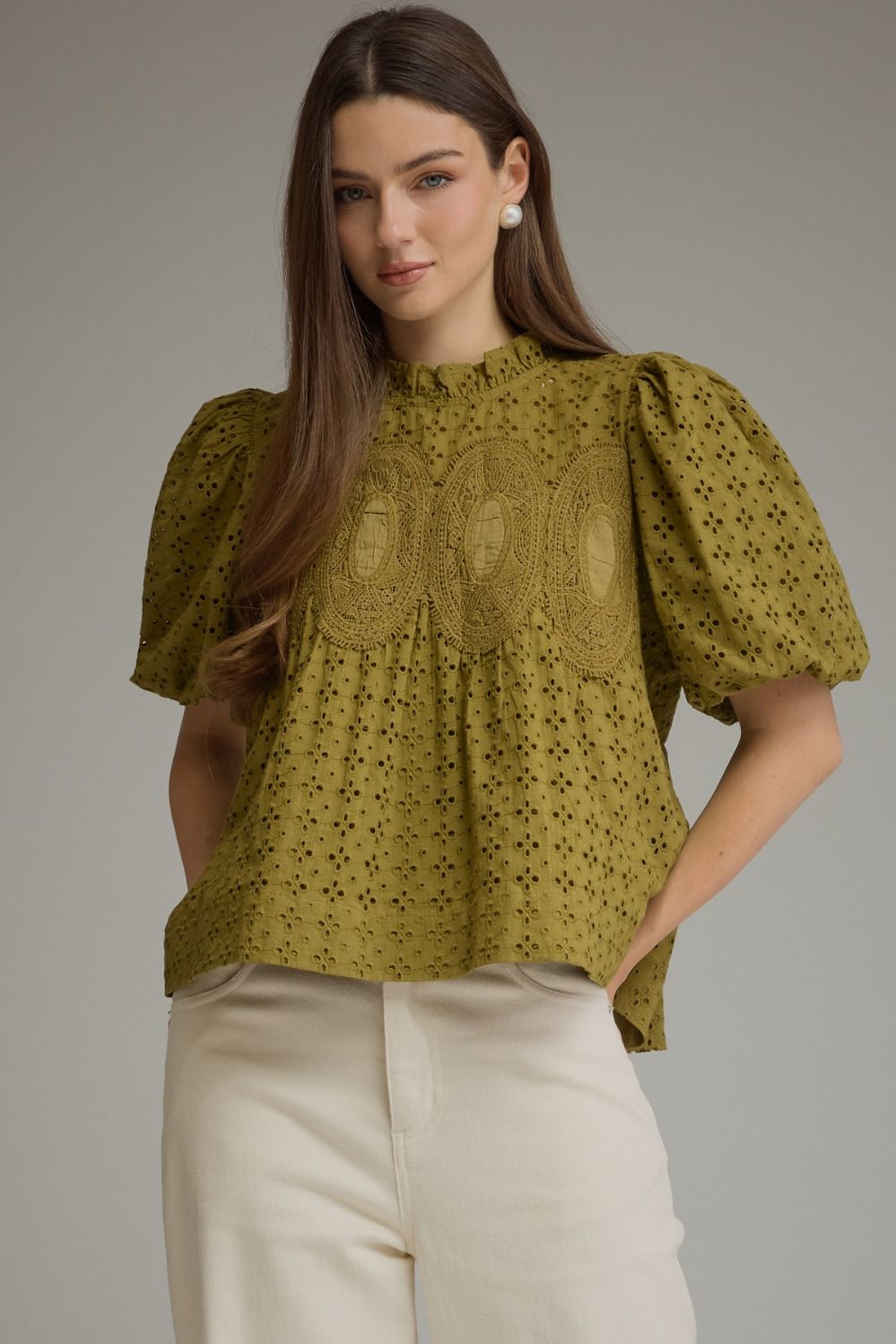 The Ember Eyelet Top