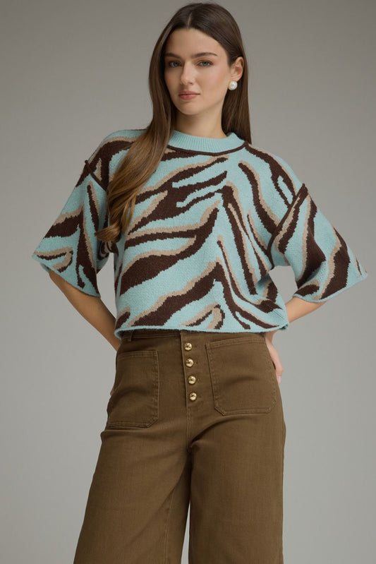 The Zana Zebra Sweater