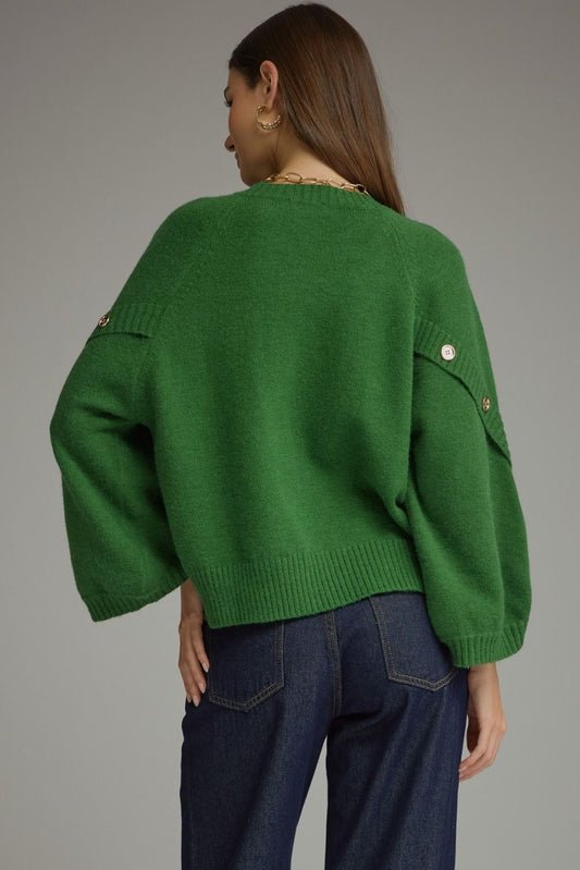 The Brentley Button Sweater