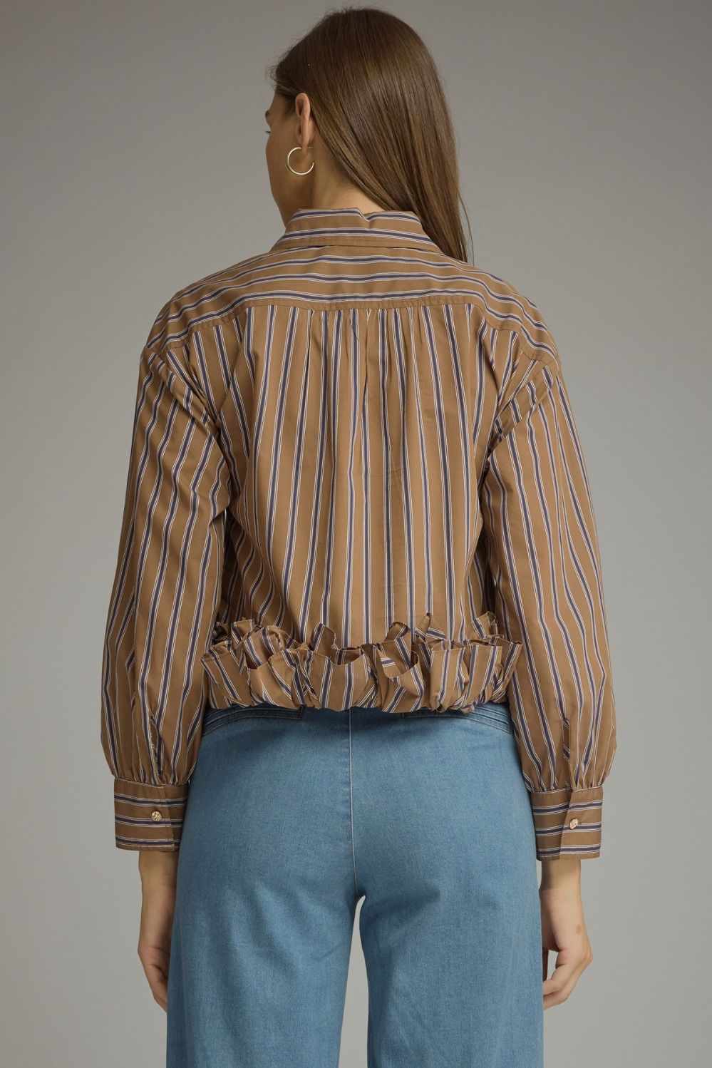 The Rala Ruffle Button Down
