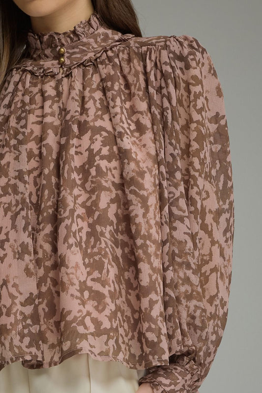 The Prena Printed Blouse
