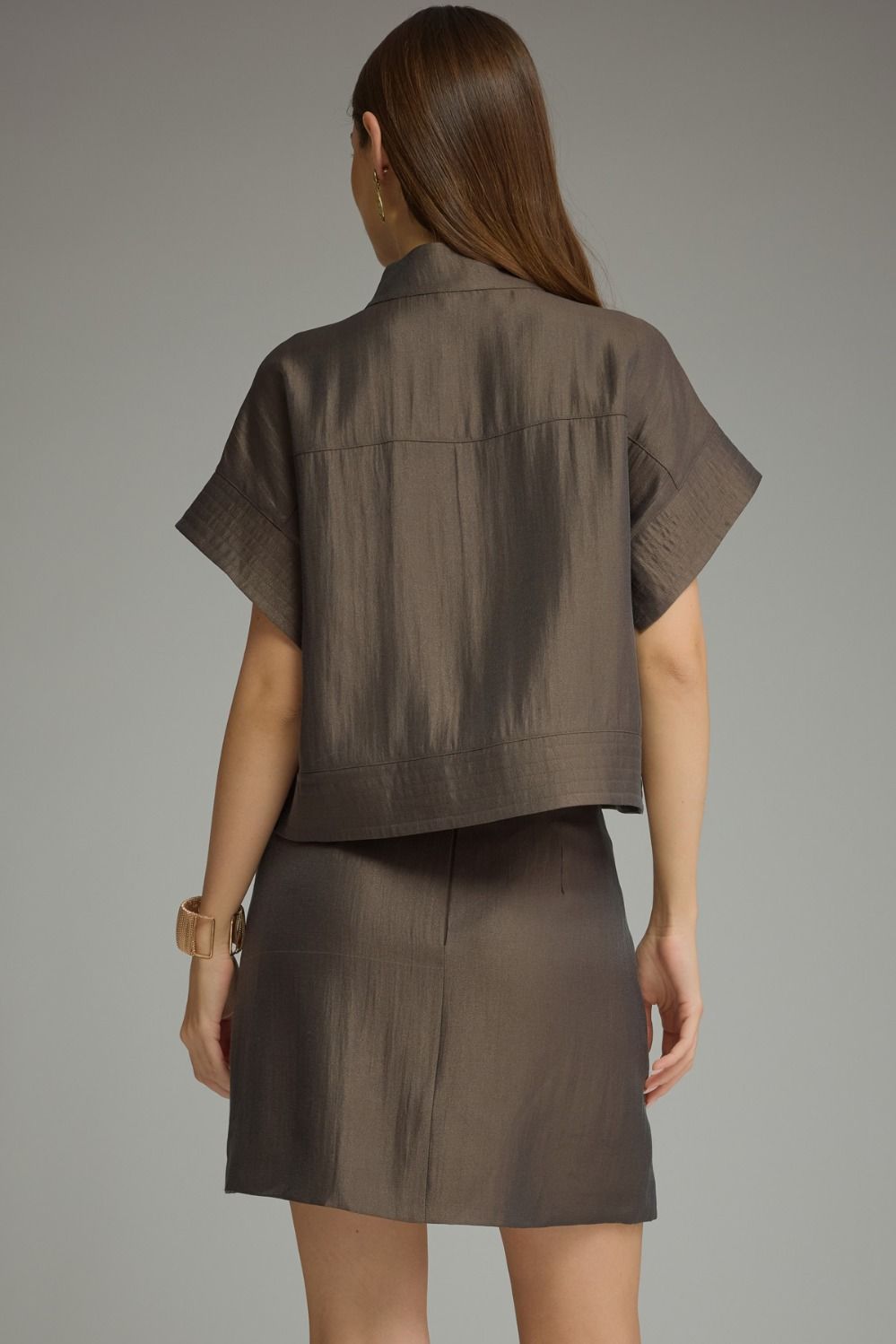 The Mellanie Metallic Top