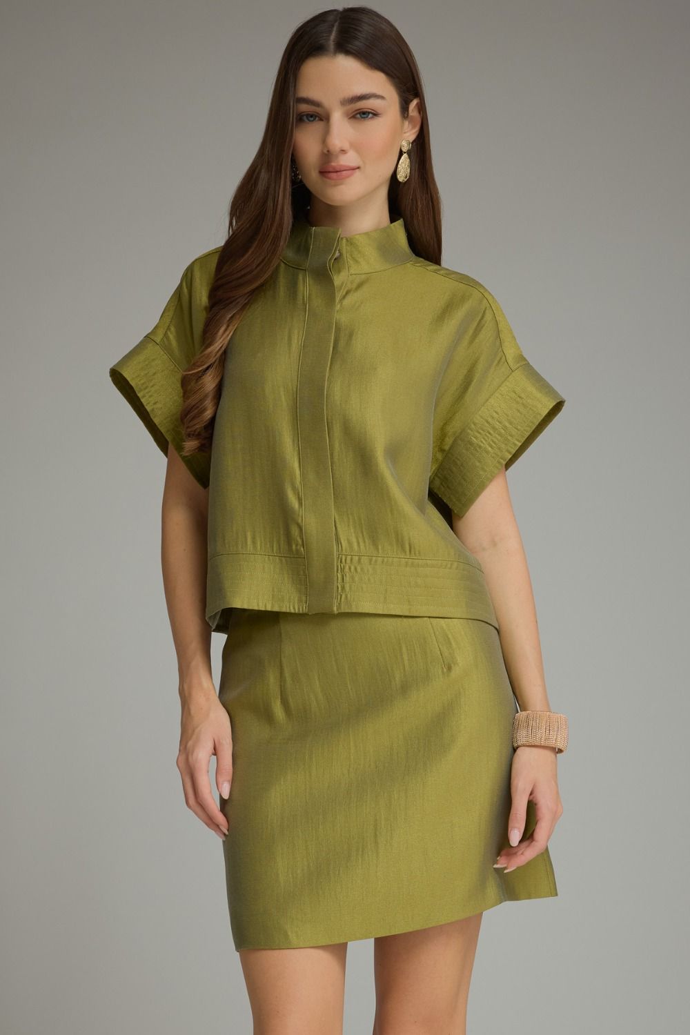The Mellanie Metallic Top