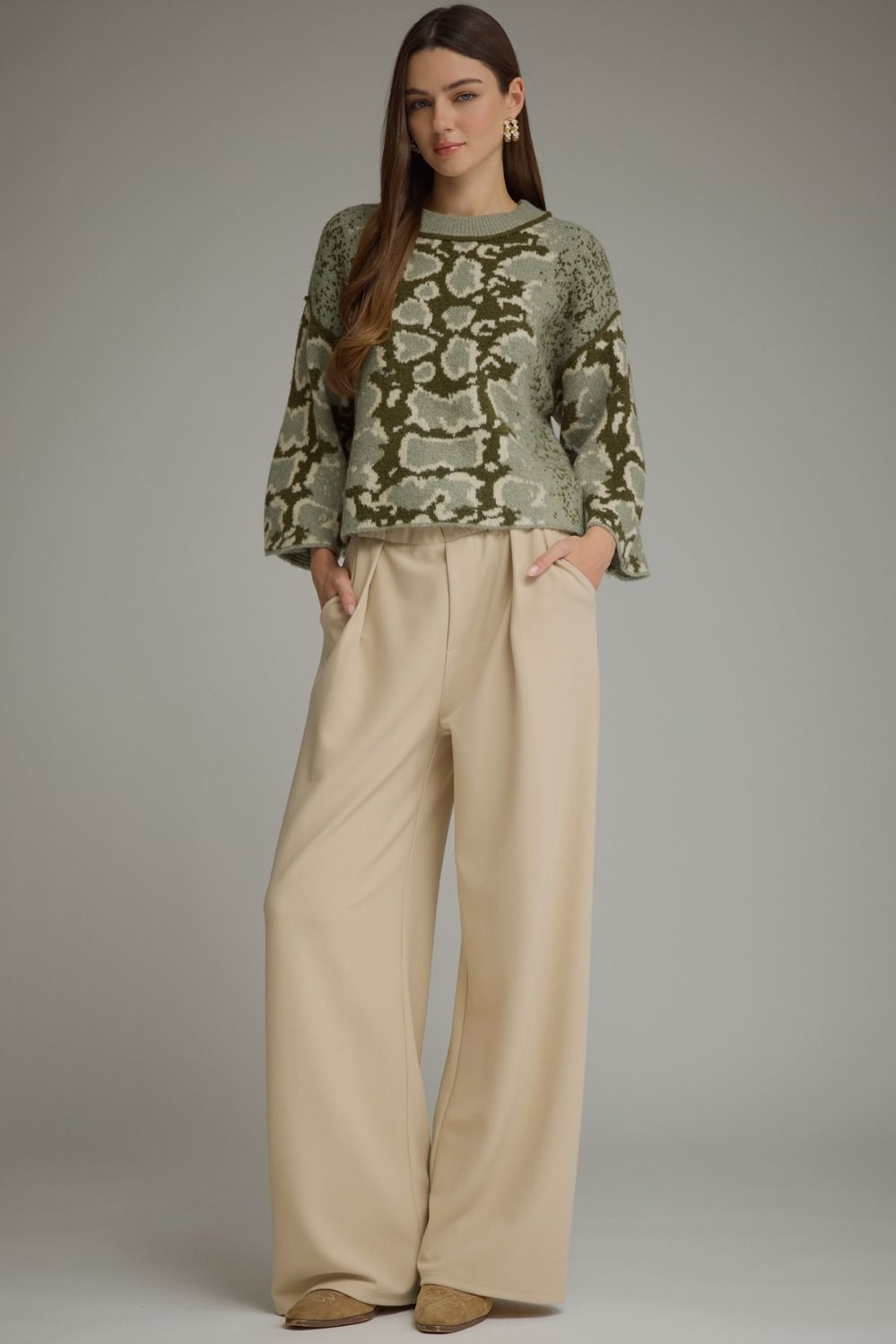 The Abbey Abstract Sweater