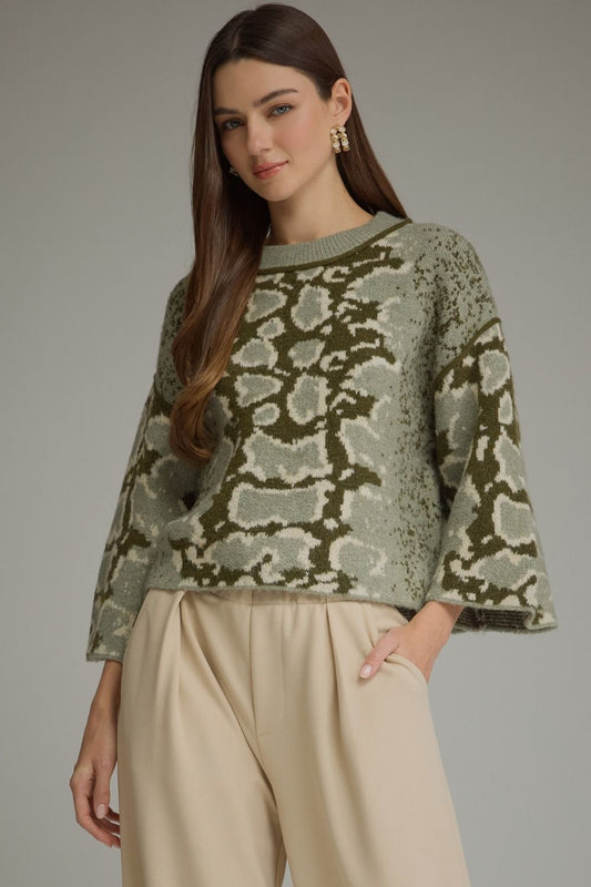 The Abbey Abstract Sweater