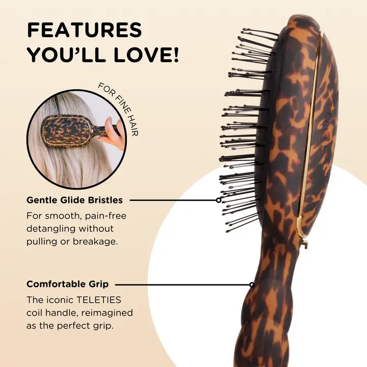 TELETIES/ Detangler Hair Brush/ Fine Hair