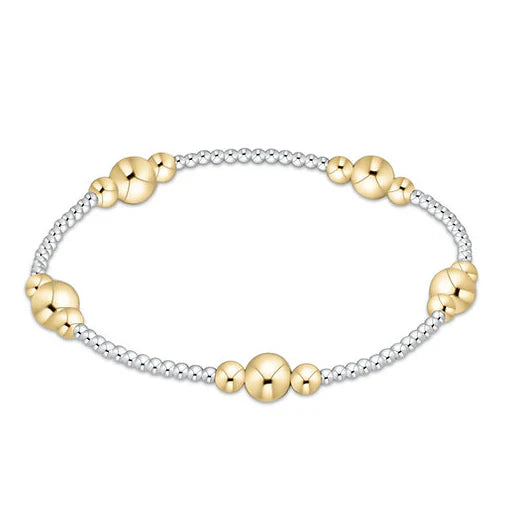 ENewton/ Purpose Gold 6MM Bead Bracelet-Mixed Metal