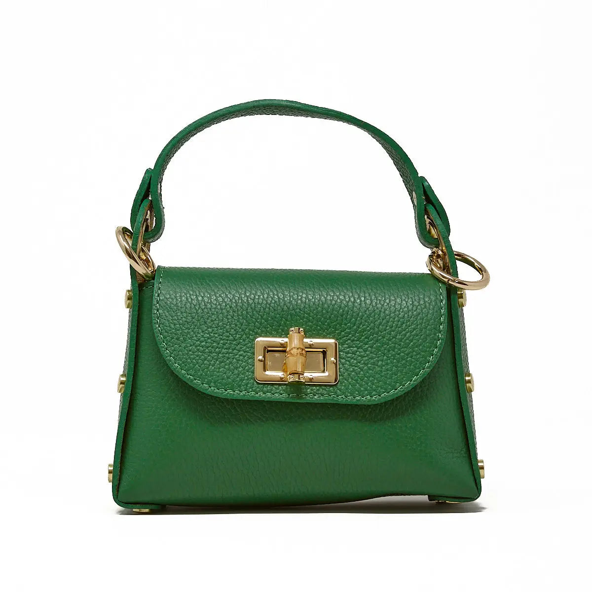 The Bollie Bamboo Bag/ Kelly Green