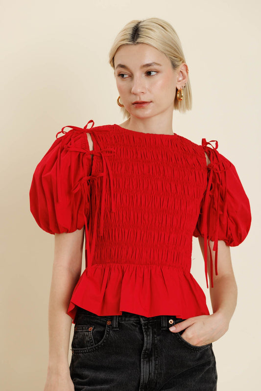 The Parks Peplum Top