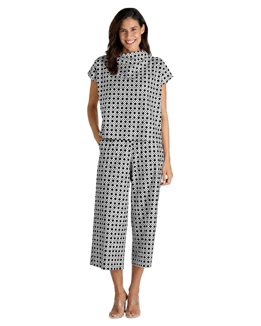 Jude Connally/ The Tillie Top/ Petite Rattan Black