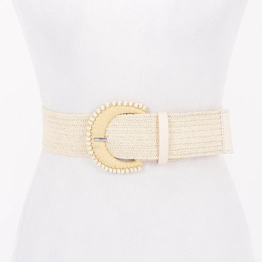 The Samantha Straw Belt