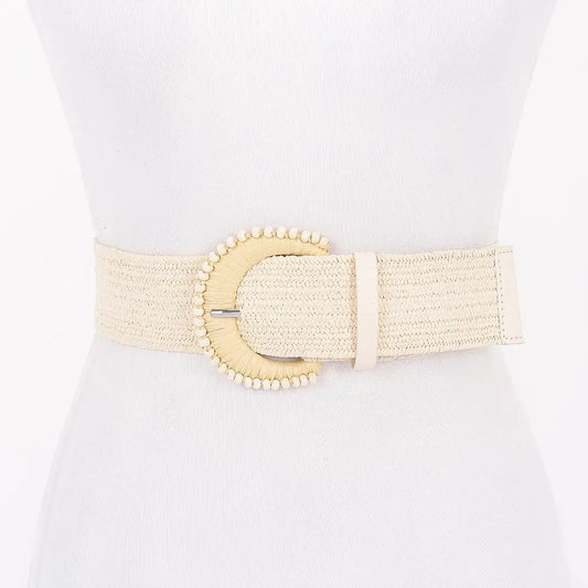 The Samantha Straw Belt
