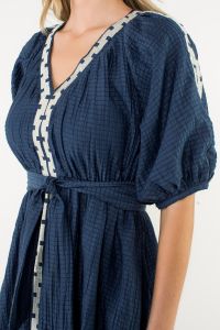 The Tolia Textured Midi Dress