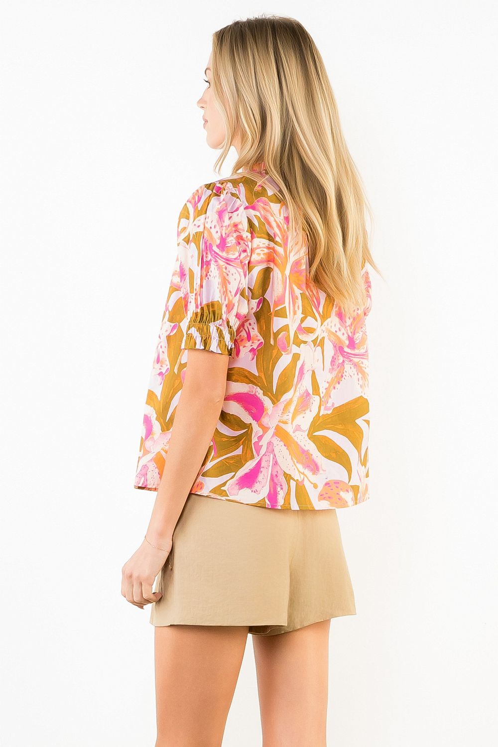The Florence Floral Top/ FINAL SALE