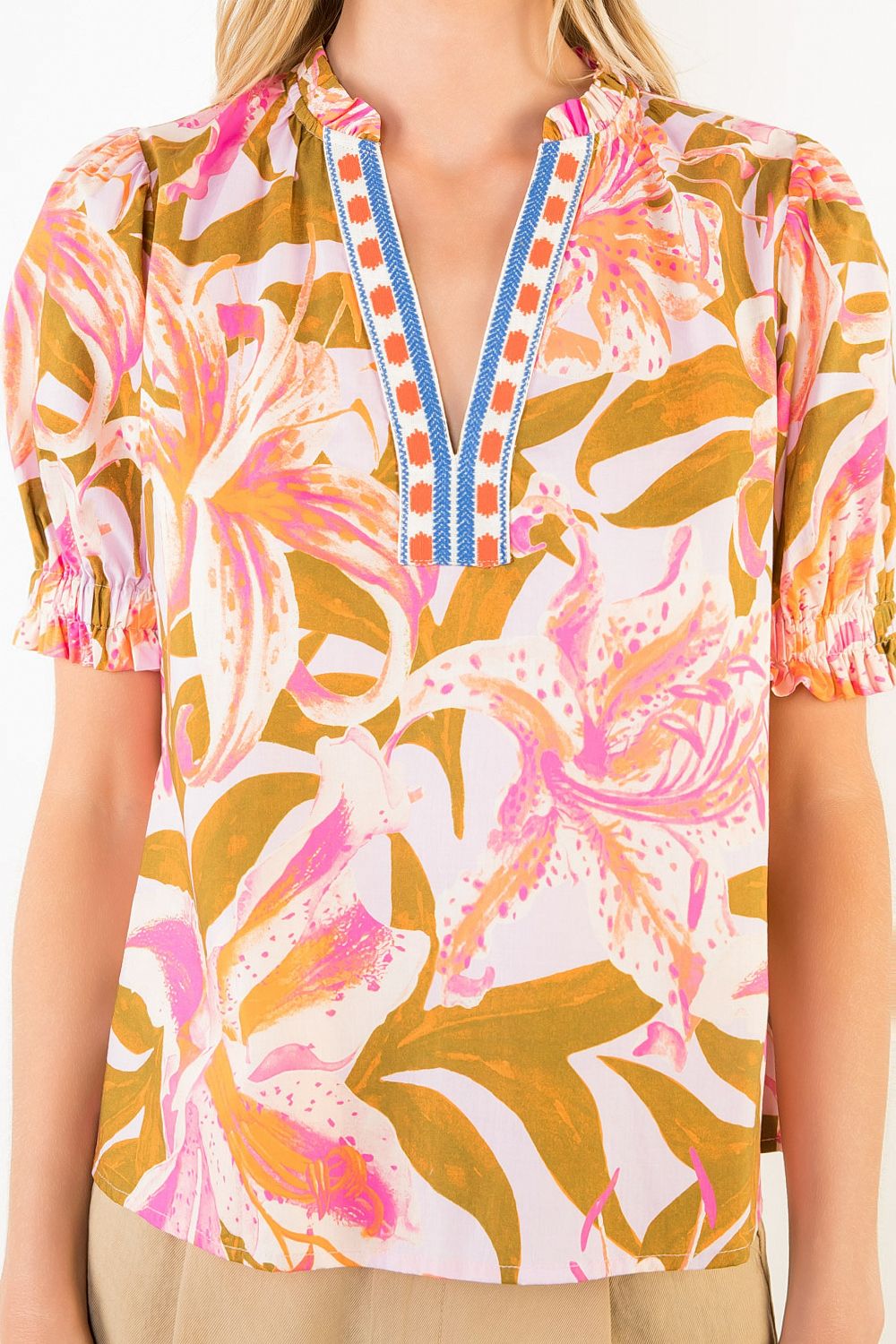 The Florence Floral Top/ FINAL SALE