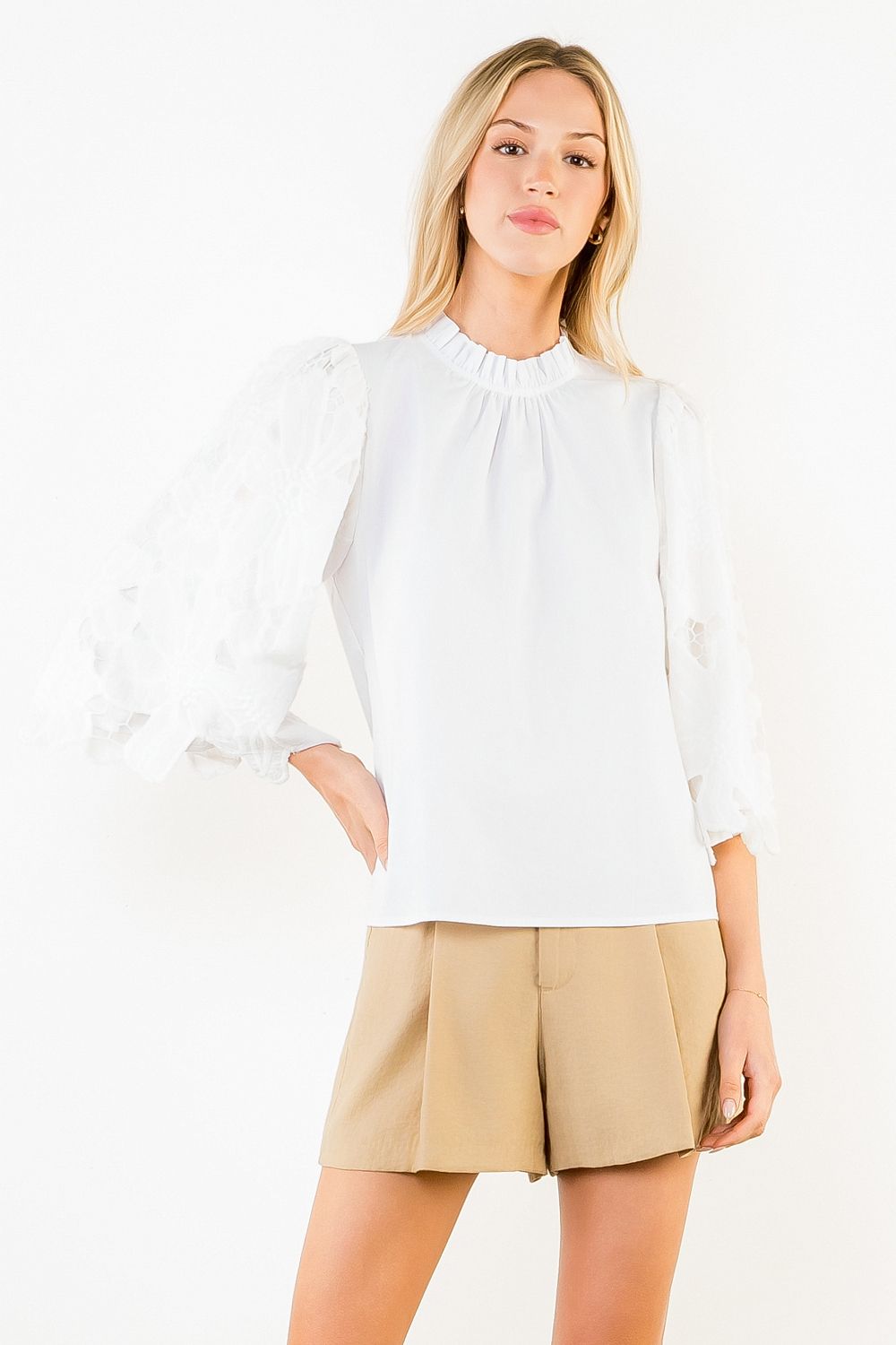 The Ember Eyelet Top