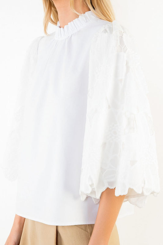 The Ember Eyelet Top