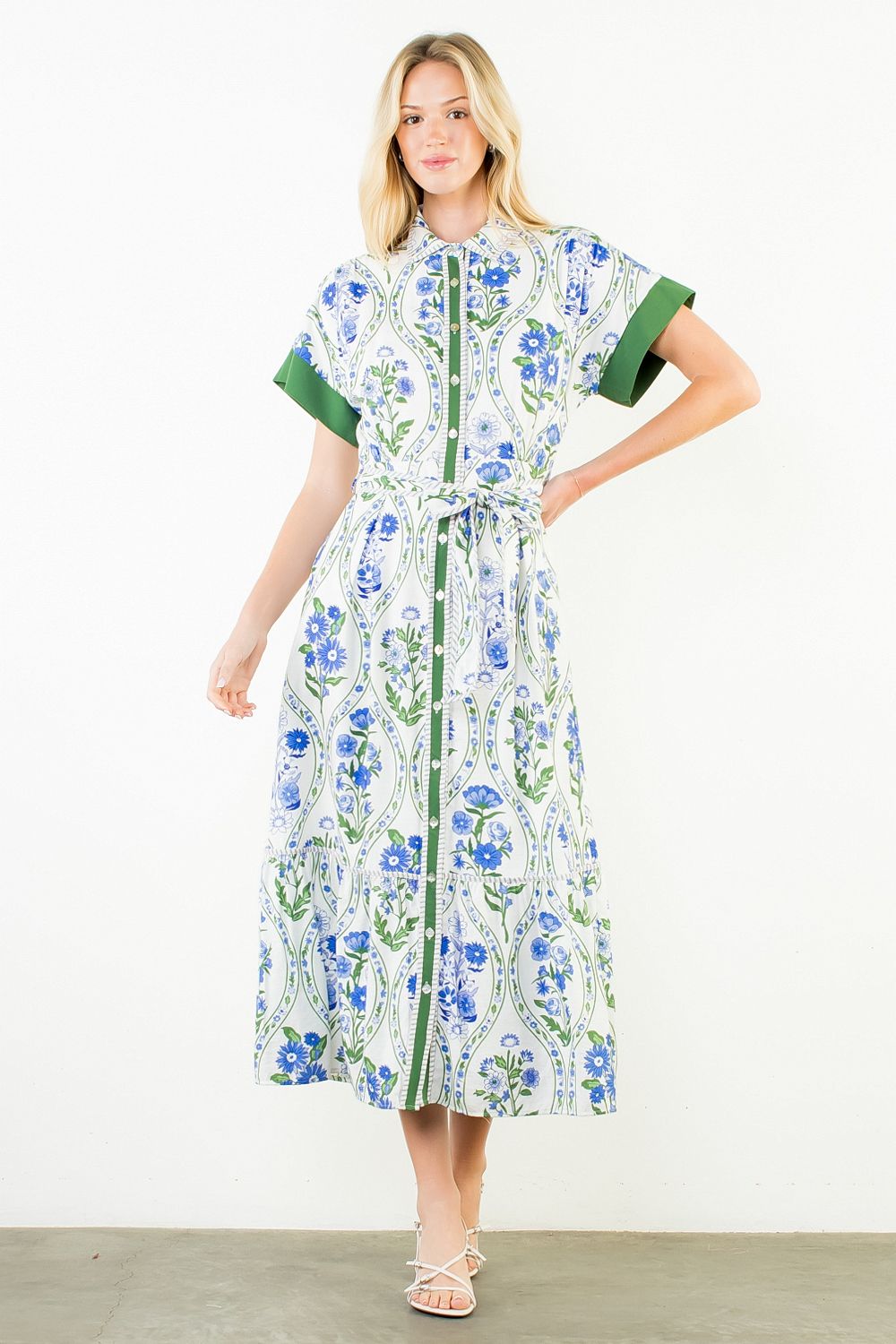 The French Floral Dress