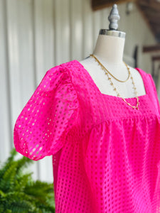The Pippa Pink Top/FINAL SALE