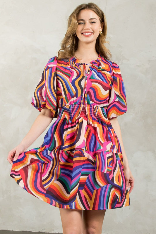 The Whimsy Wave Dress