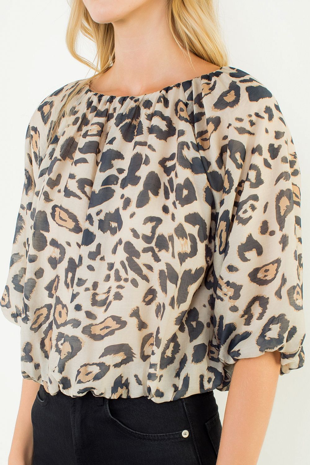 The Arla Animal Blouse