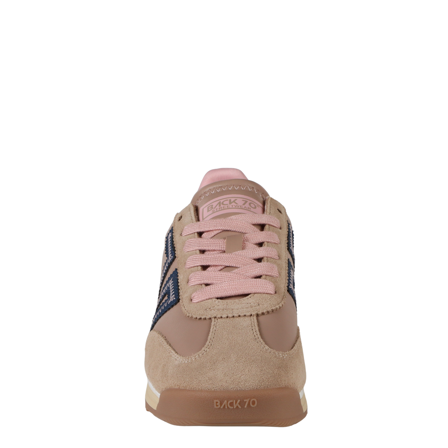 JOGGER Z in CAMEL NAVY PINK, front view