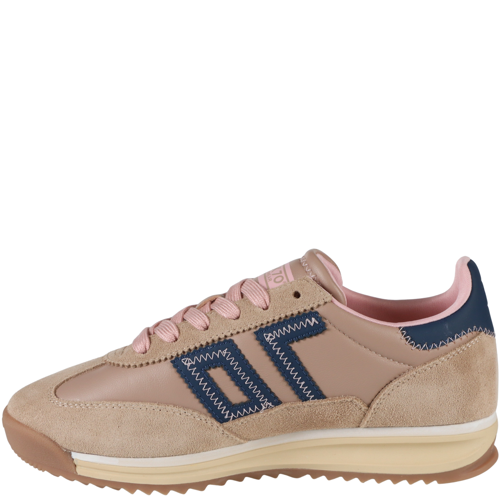 JOGGER Z in CAMEL NAVY PINK, left view