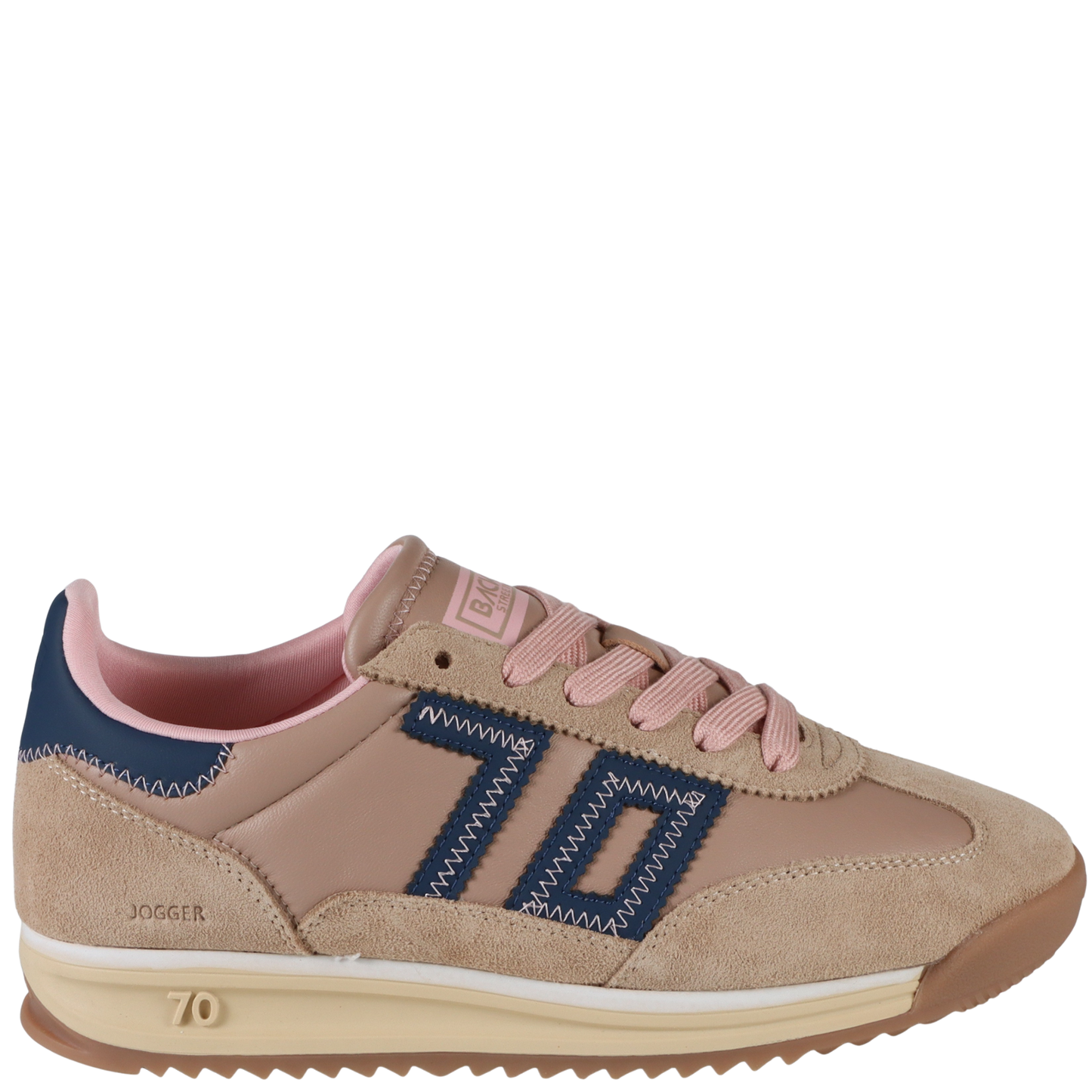 JOGGER Z in CAMEL NAVY PINK, right view