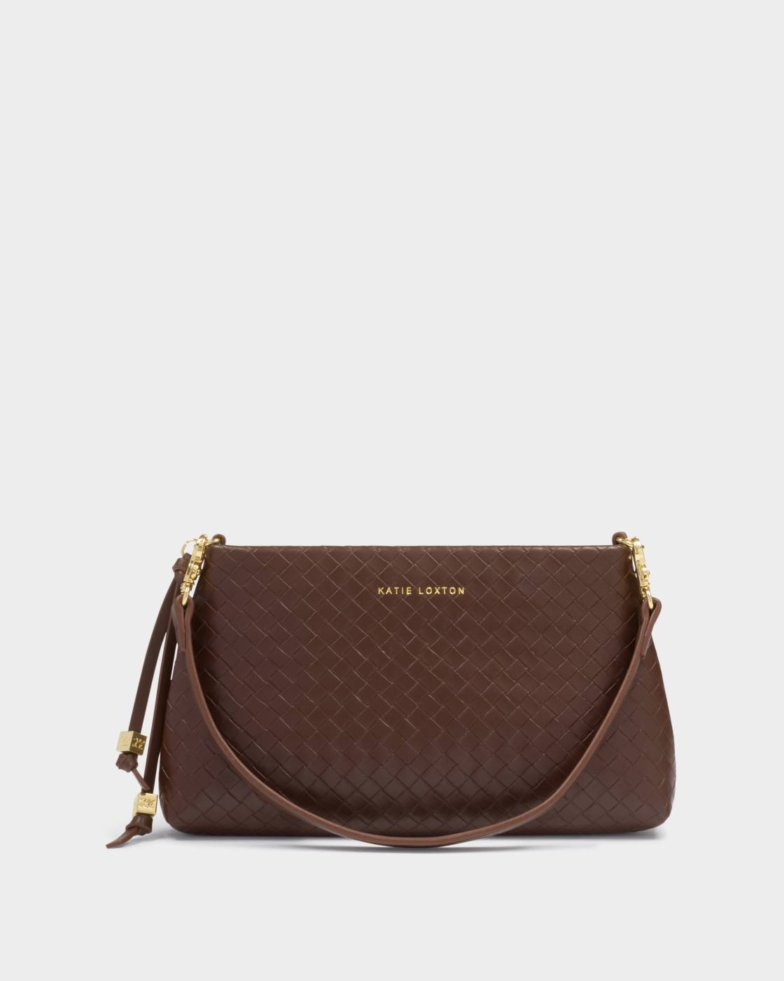 Katie Loxton/ The Nova Small Shoulder Bag/ Dark Chocolate
