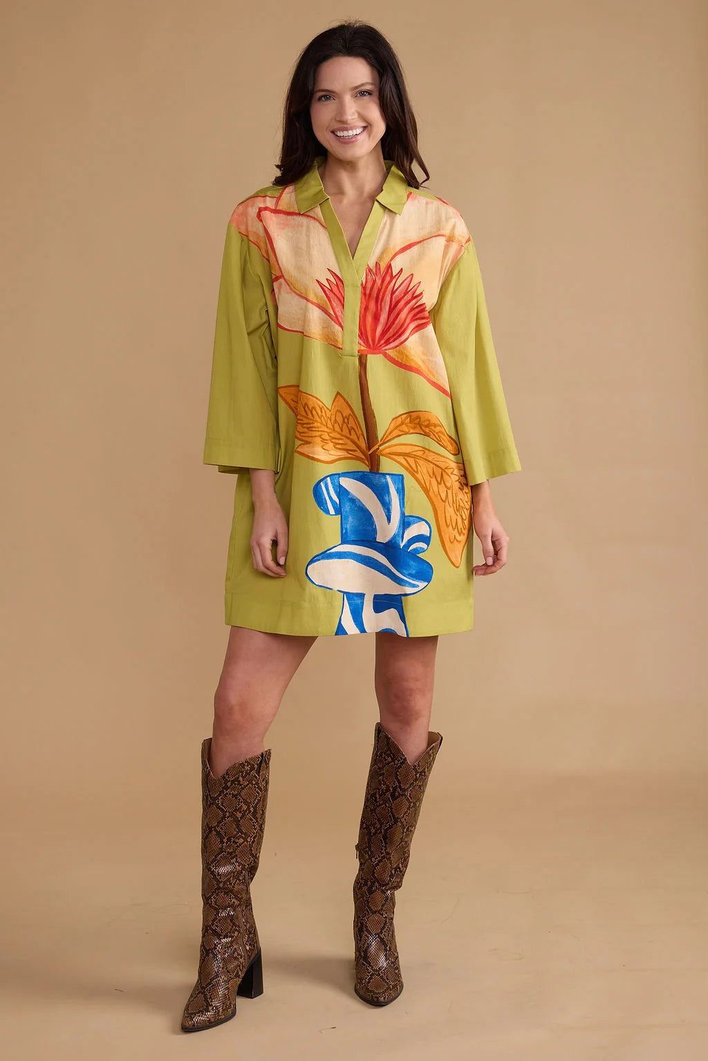 Double A/ The Colette Dress/ Lotus
