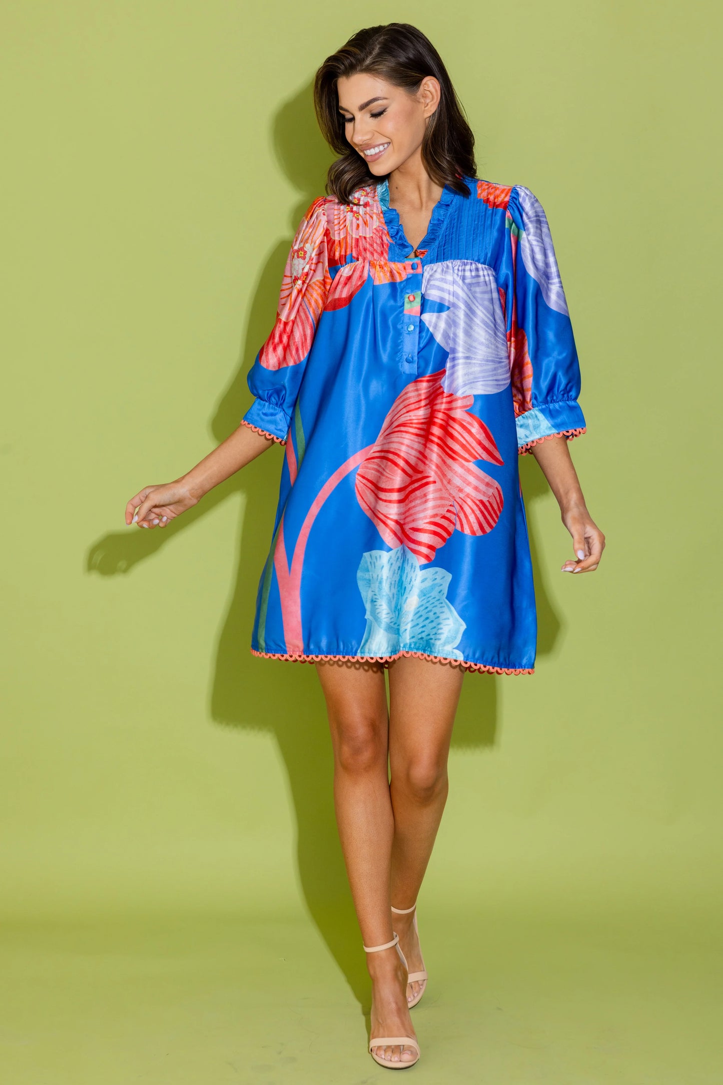 Alden Adair/ The Lori Dress/ Royal Fluorescence