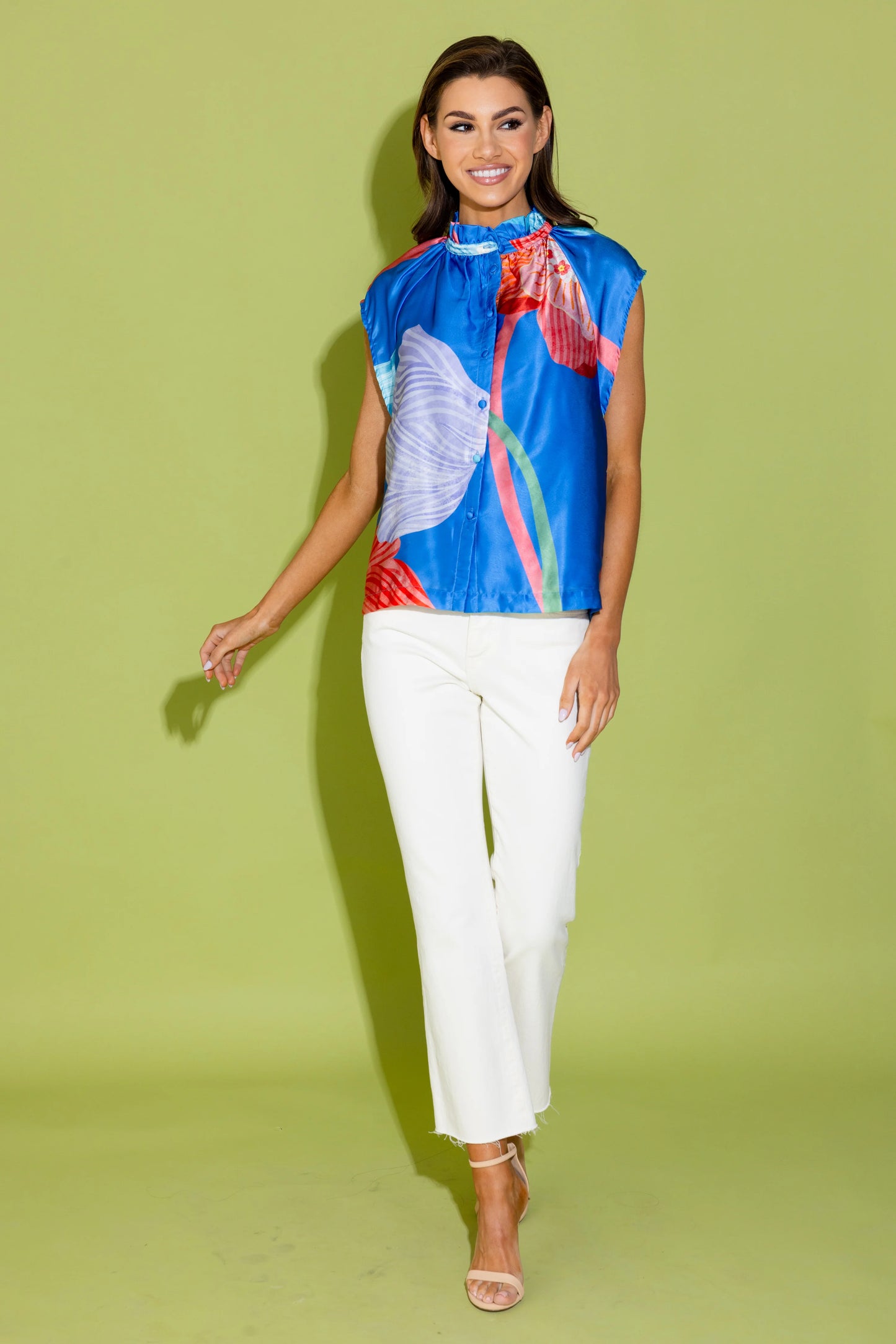 Alden Adair/ The Birkin Top/ Royal Fluorescence