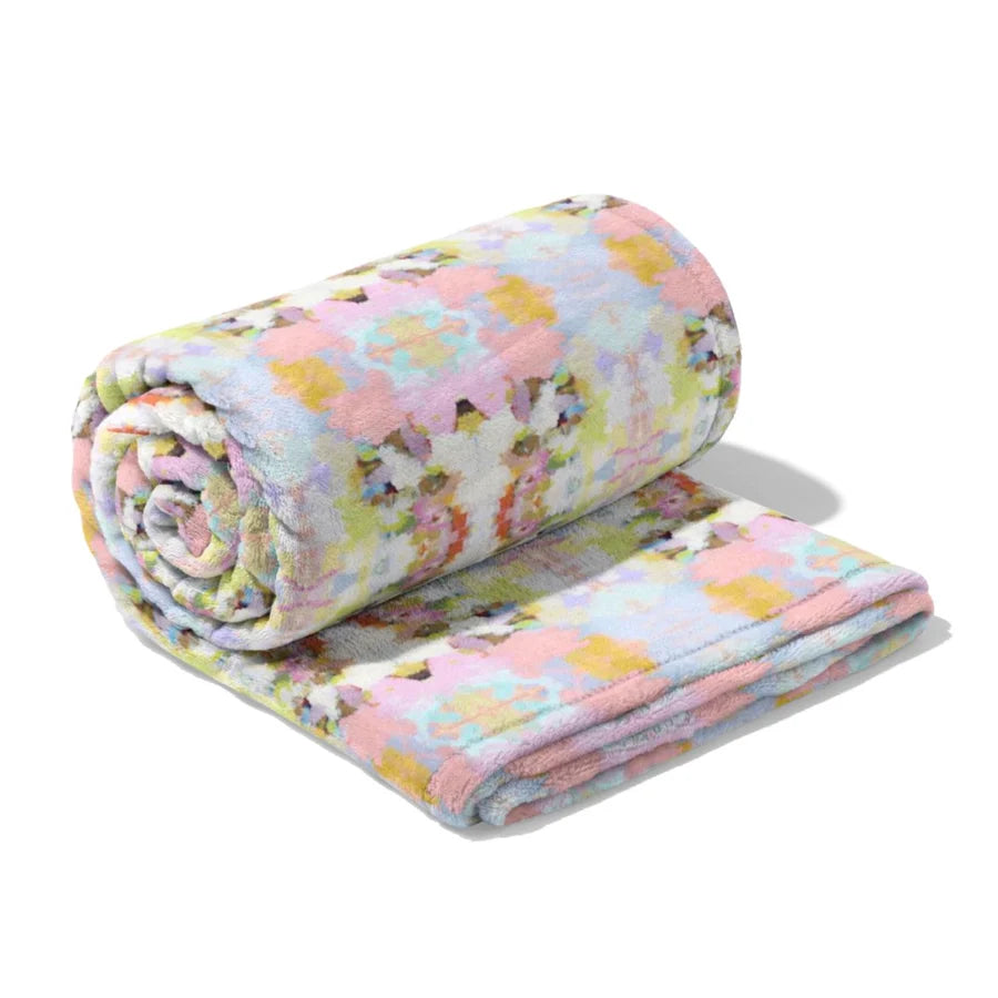 Laura Park/ Fleece Blanket/ Brooks Avenue Pink