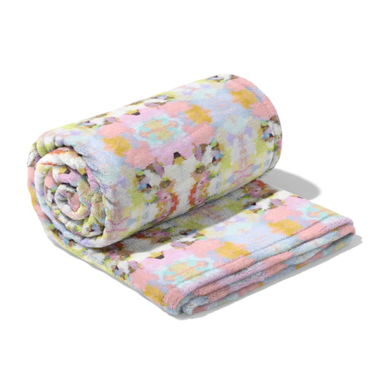 Laura Park/ Fleece Blanket/ Brooks Avenue Pink