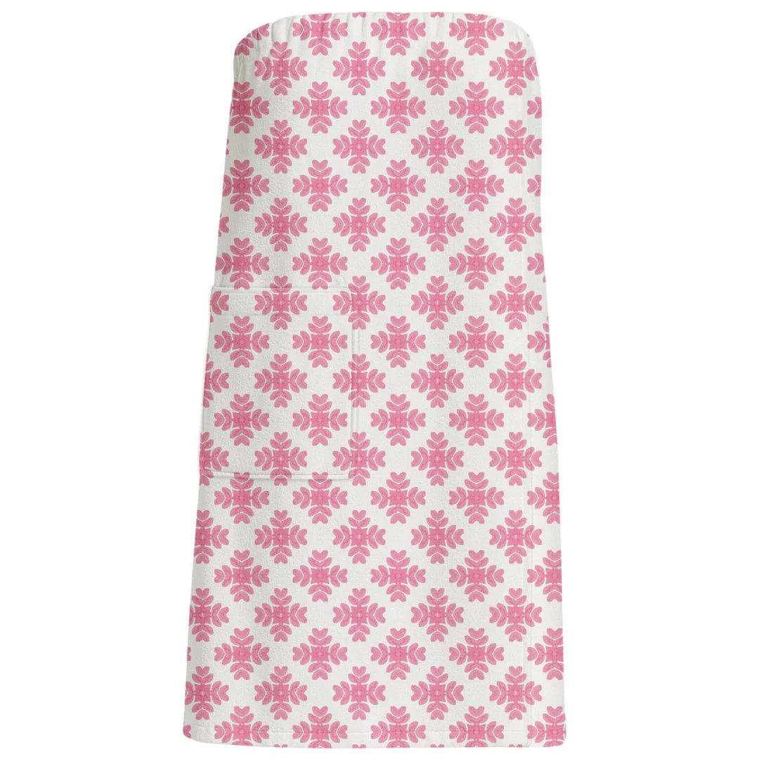 Laura Park/ Bath Wrap/ Brushstrokes Pink
