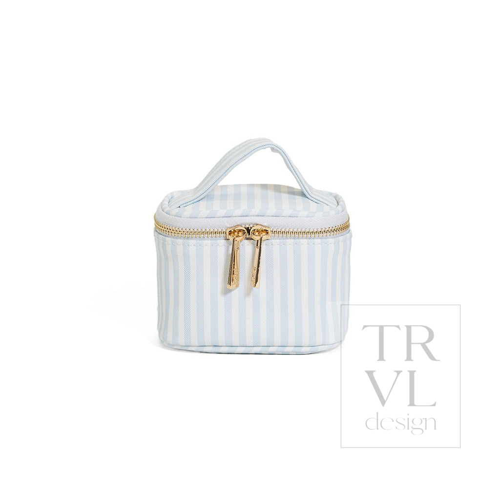 LUXE JEWEL CASE - PIMLICO STRIPE BLUE - Jewelry Holders