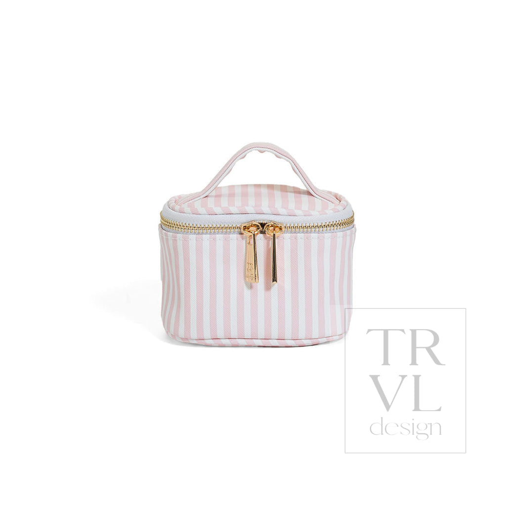 LUXE JEWEL CASE - PIMLICO STRIPE PINK - Jewelry Holders