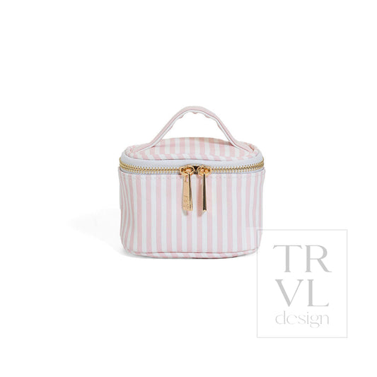 LUXE JEWEL CASE - PIMLICO STRIPE PINK - Jewelry Holders