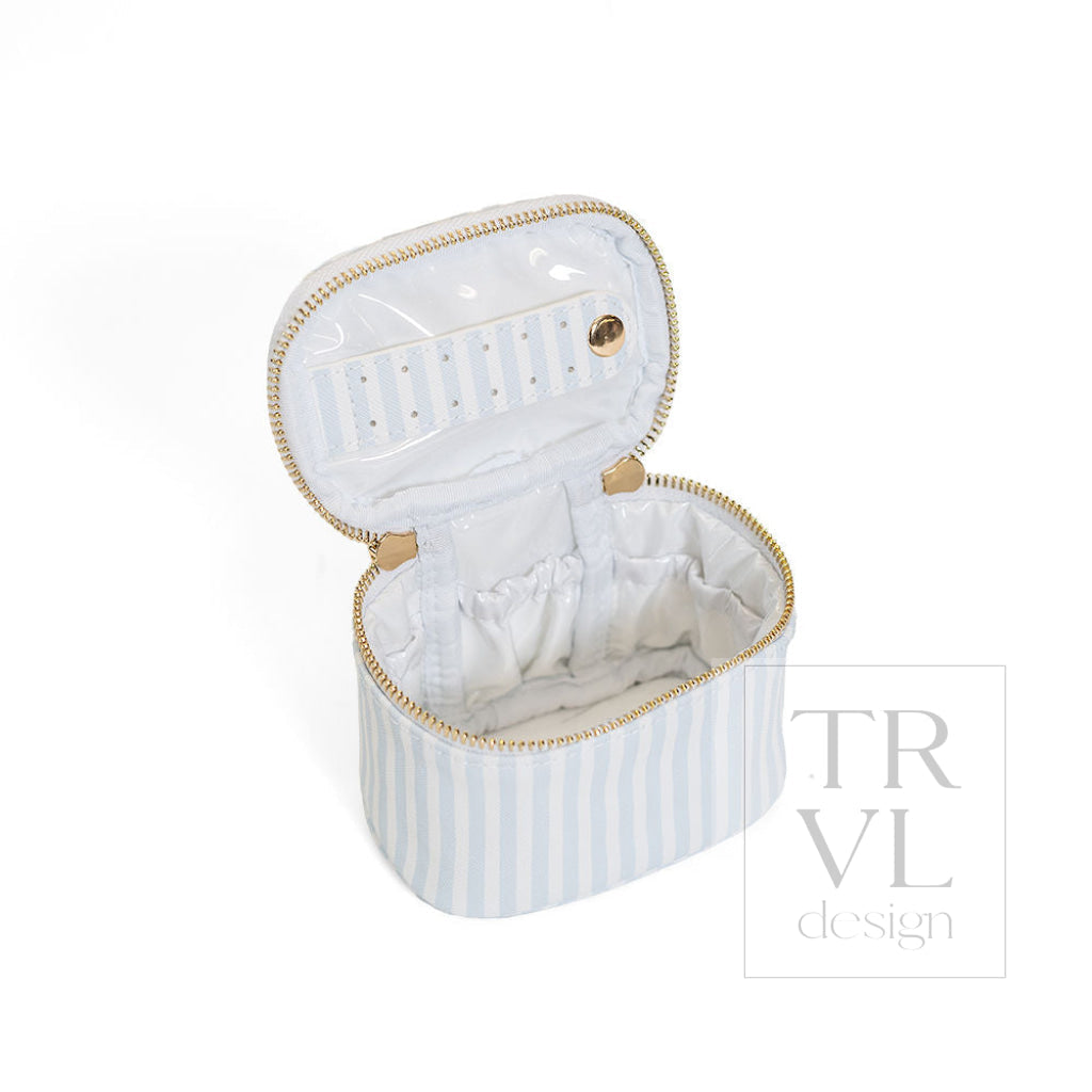 LUXE JEWEL CASE - PIMLICO STRIPE PINK - Jewelry Holders