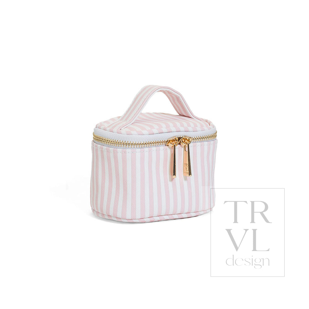 LUXE JEWEL CASE - PIMLICO STRIPE PINK - Jewelry Holders
